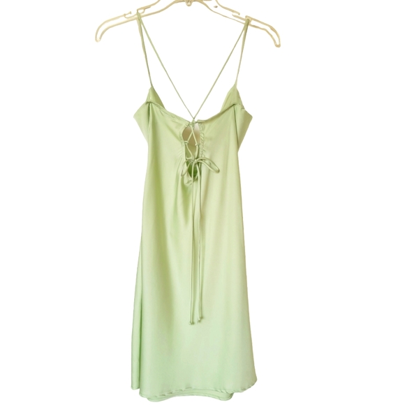 Rue21 Pale Green Silky Slip Dress - Picture 2 of 6